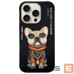 Citas preces Nimmy  Nimmy Glasses Cool Dog Case for iPhone 16 Pro Max - Black 