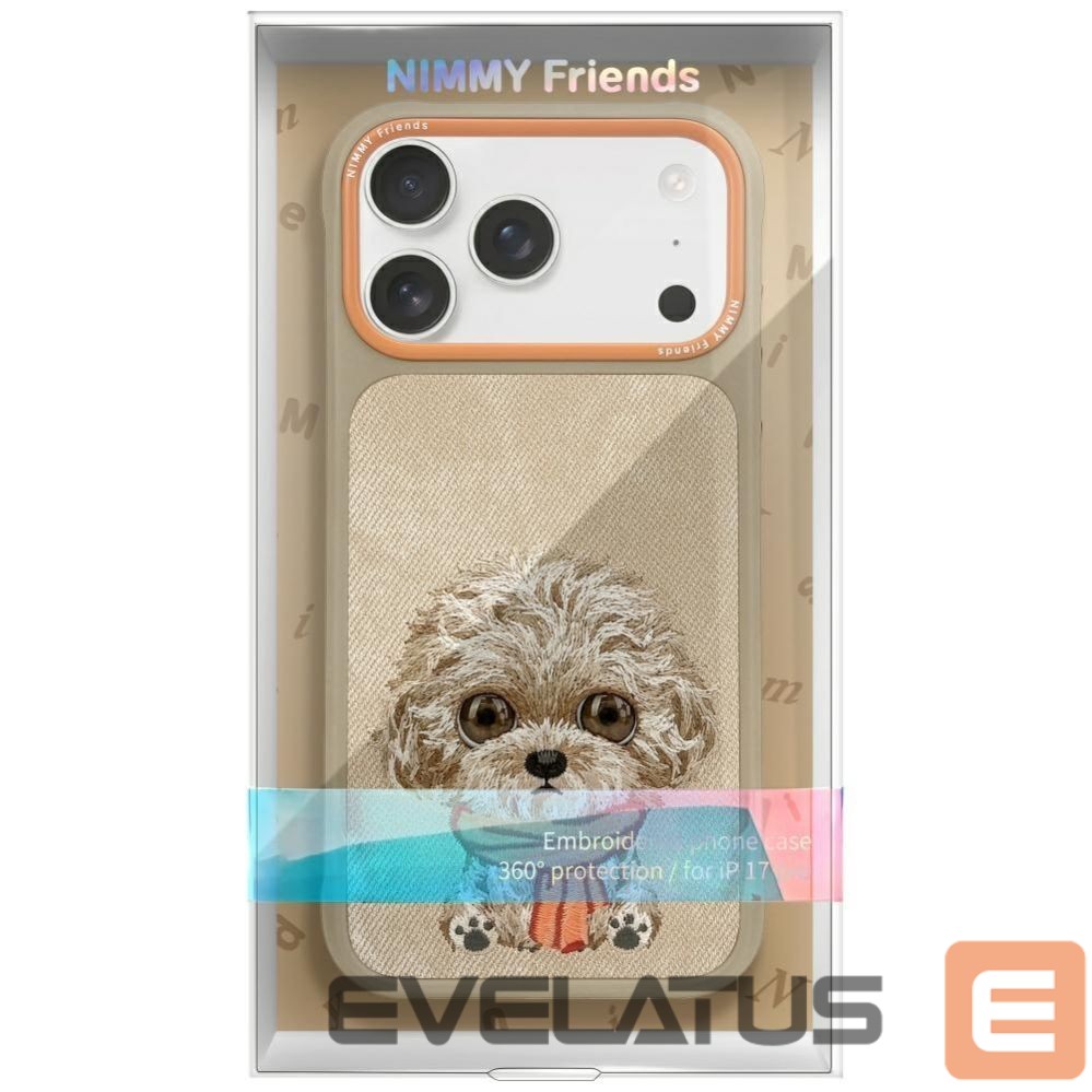 Citas preces Nimmy Nimmy Big Eyed Pet 2.0 Dog Case for iPhone 17 Pro - Beige