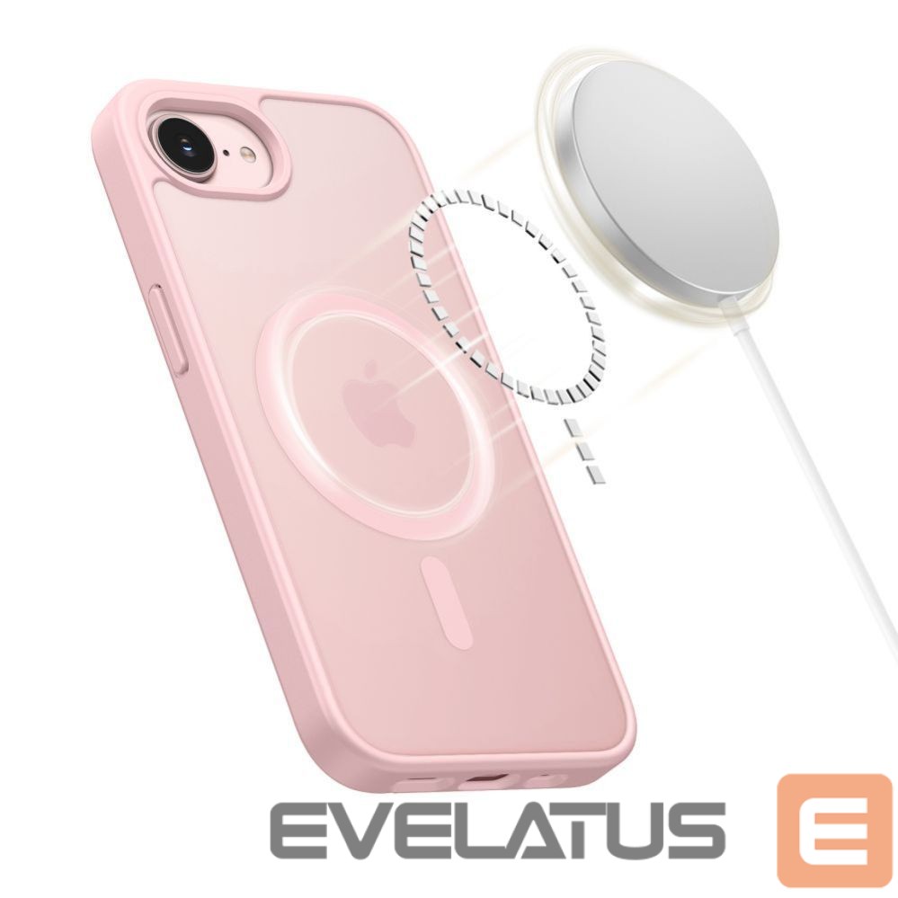 Citas preces Tech-Protect Tech-Protect BasicMag MagSafe Case for iPhone 16e / 17e - Matte Pink