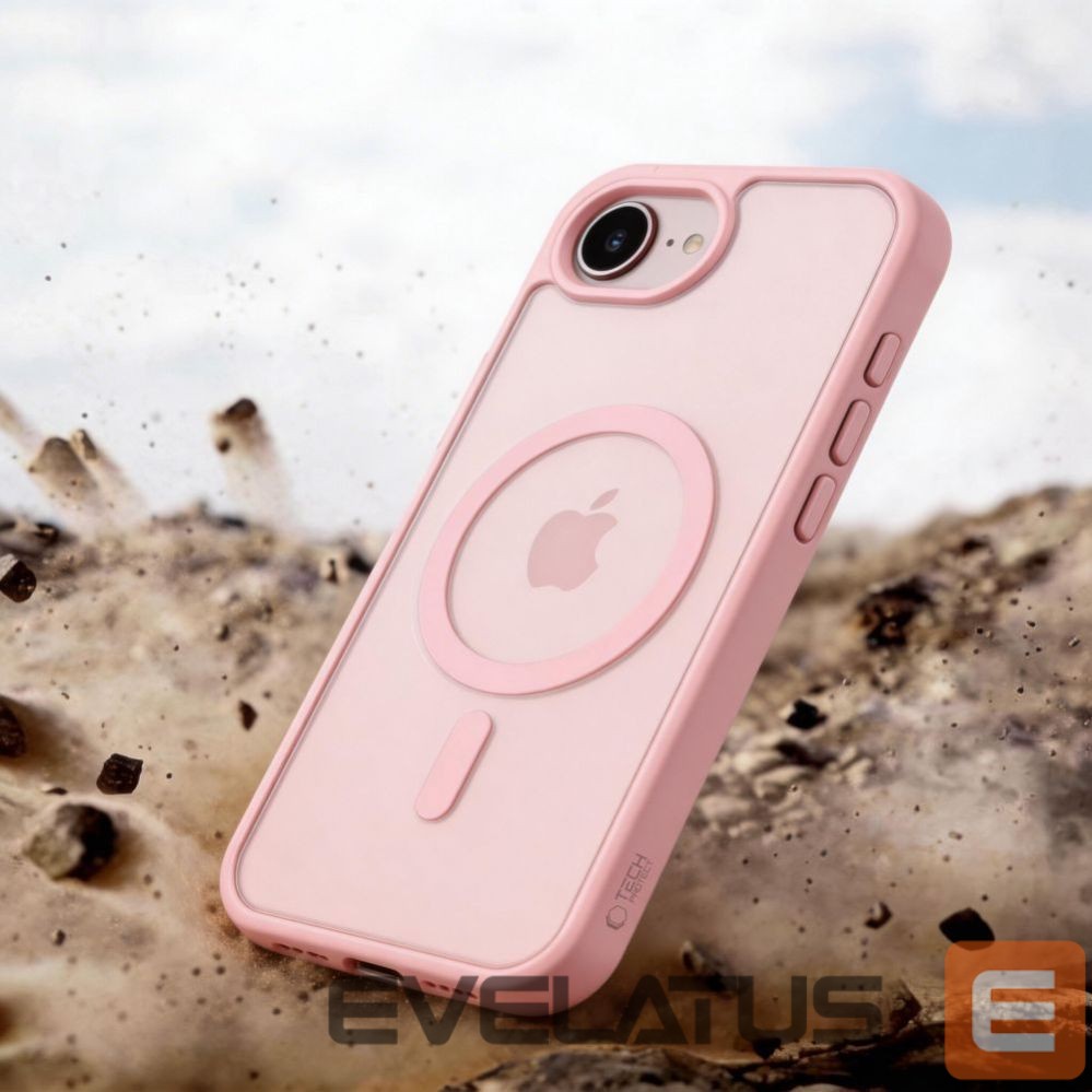 Citas preces Tech-Protect Tech-Protect BasicMag MagSafe Case for iPhone 16e / 17e - Matte Pink