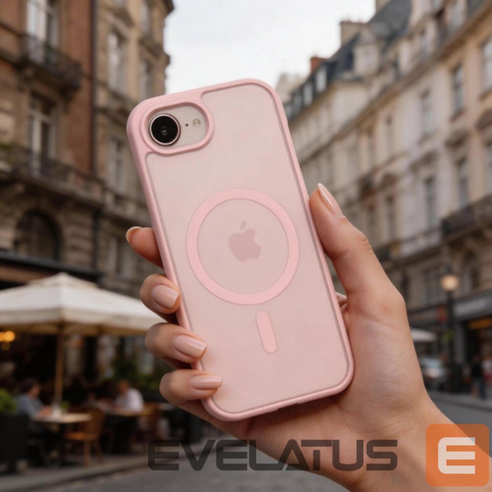 Citas preces Tech-Protect Tech-Protect BasicMag MagSafe Case for iPhone 16e / 17e - Matte Pink