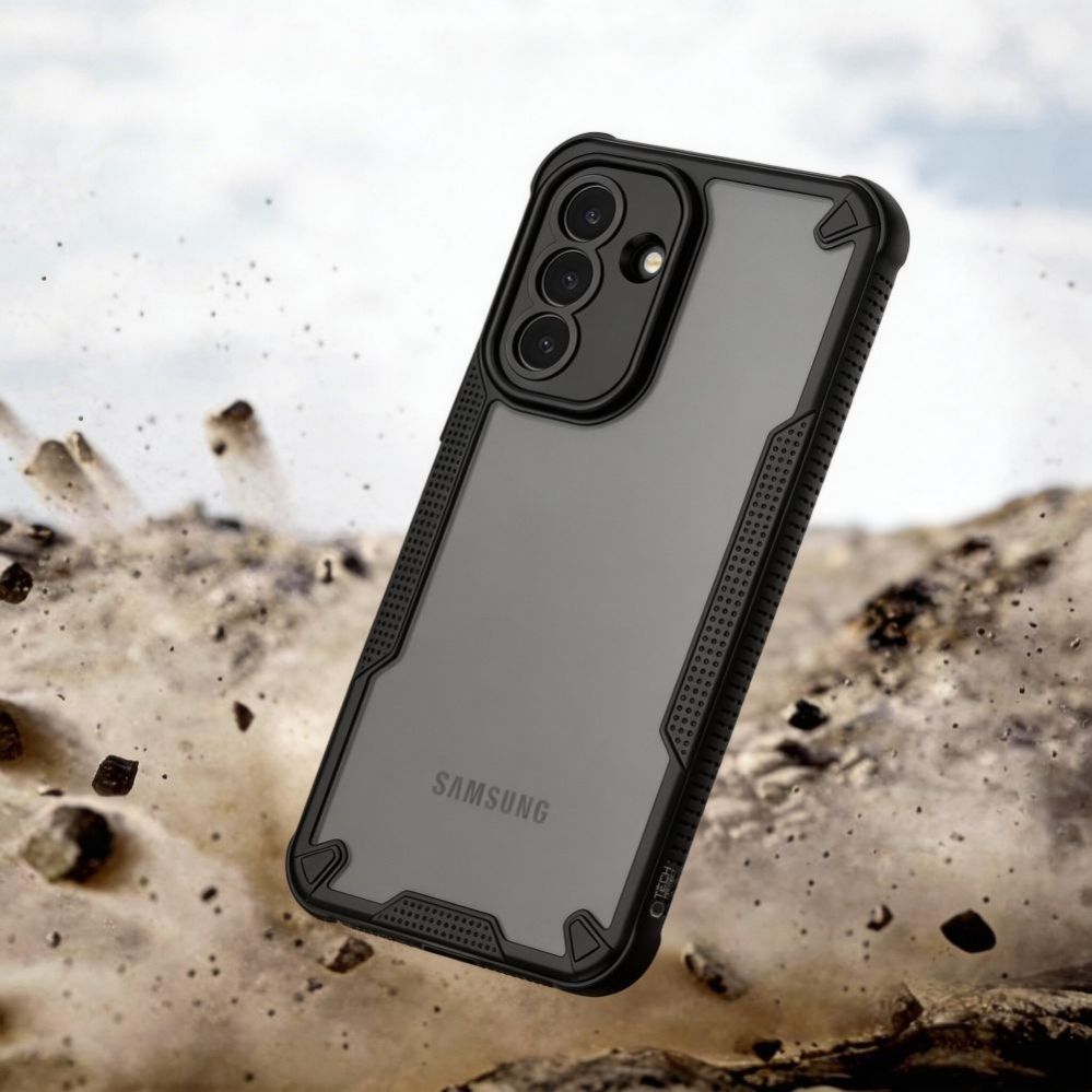Citas preces Tech-Protect Tech-Protect Rugged Shield Case for Samsung Galaxy A37 5G - Translucent Black