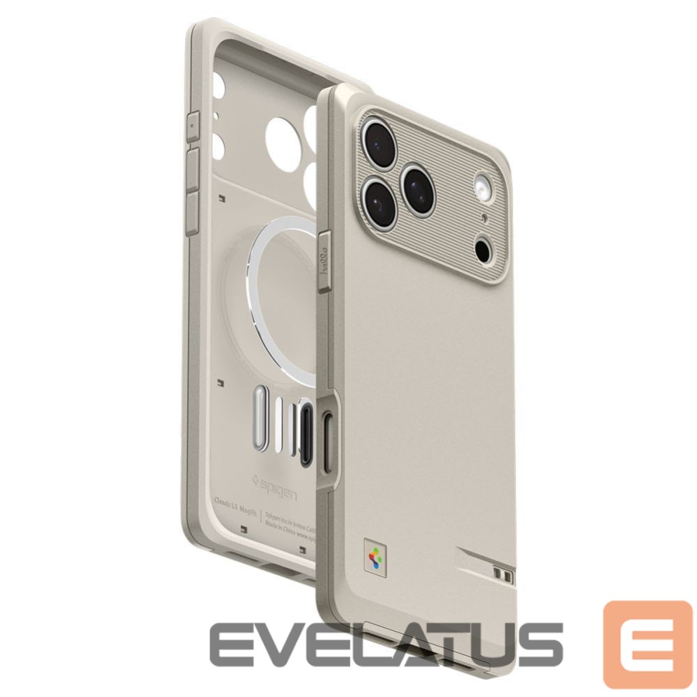 Citas preces Spigen Spigen Classic LS MagSafe Case for iPhone 17 Pro - Beige