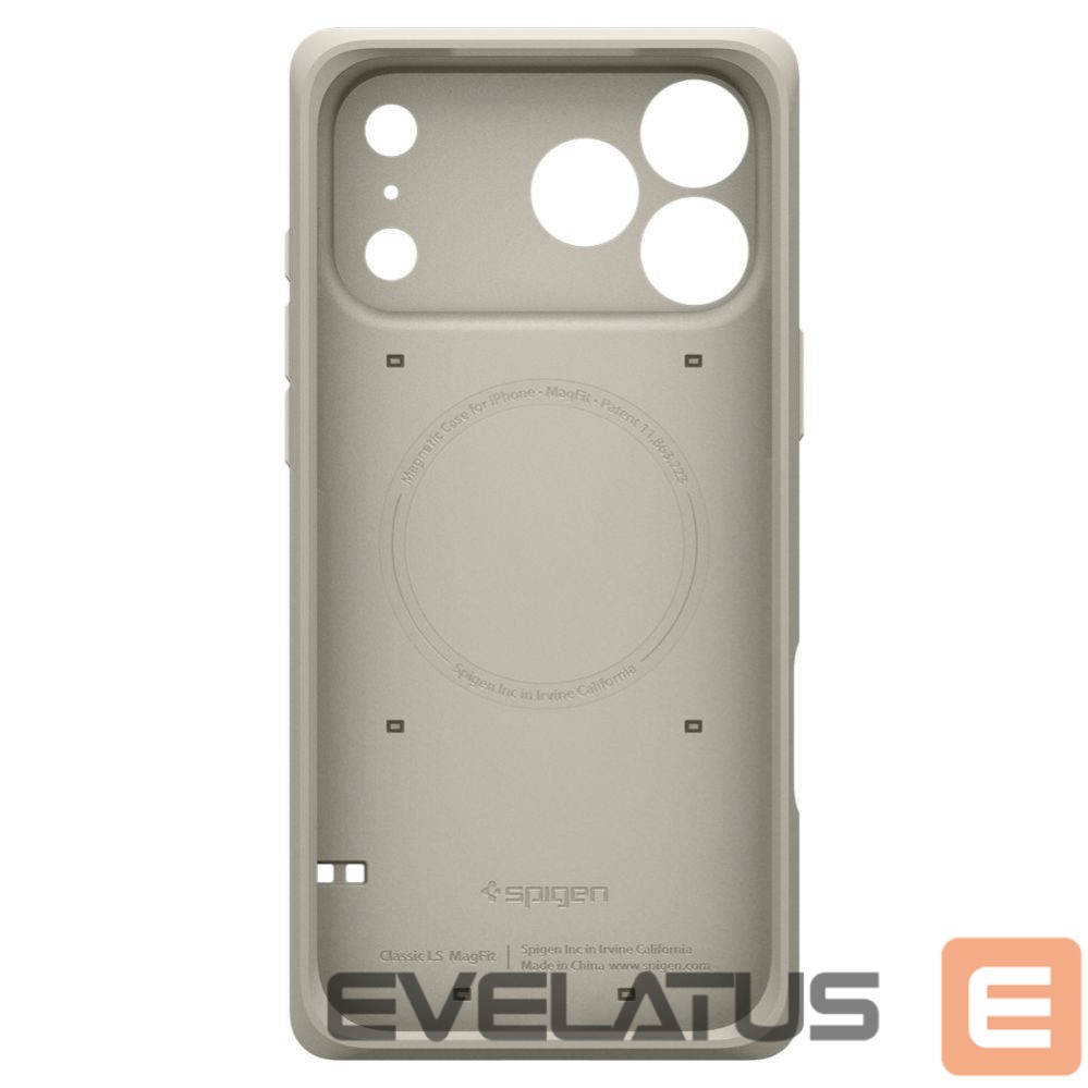 Citas preces Spigen Spigen Classic LS MagSafe Case for iPhone 17 Pro - Beige
