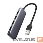 Kabelis Ugreen  Ugreen USB HUB - 4x USB 3.2 Gen 1 with micro USB power port gray (CM219 50985) 