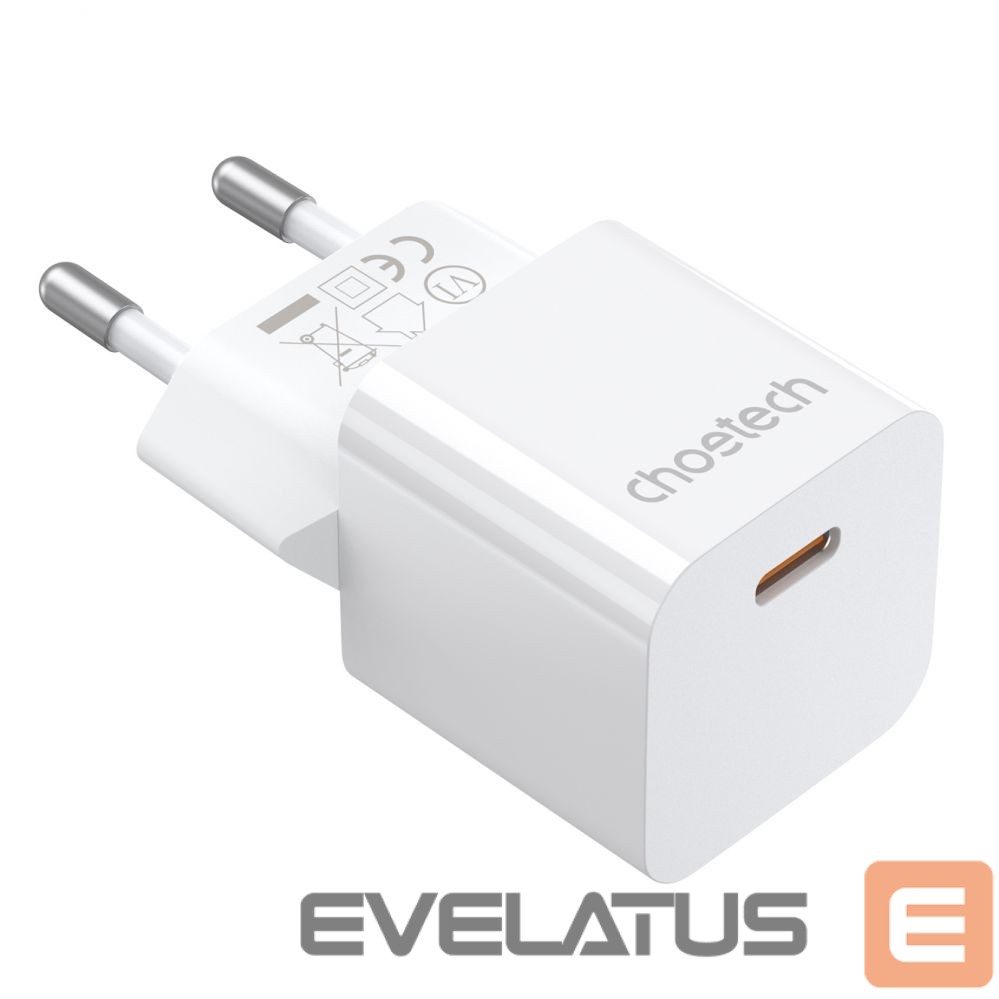 Kabelis Choetech Choetech charger 20W USB Type C (PD5010)