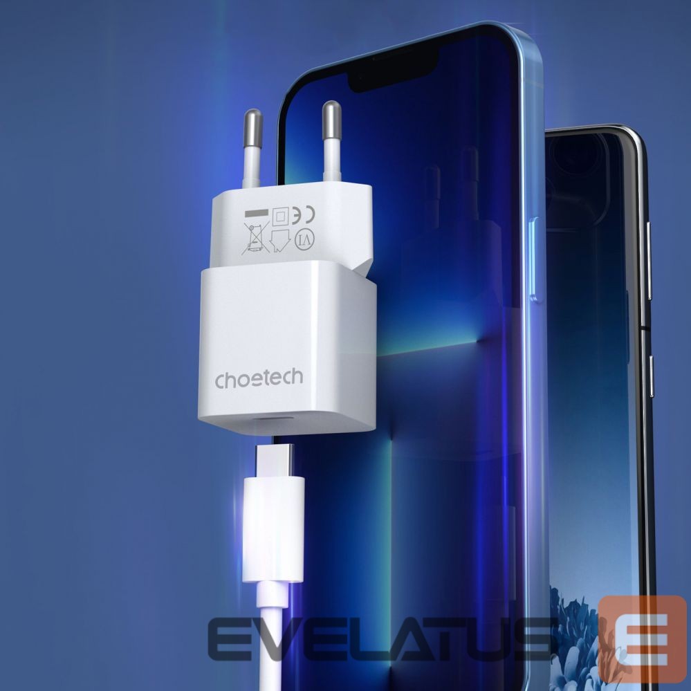 Kabelis Choetech Choetech charger 20W USB Type C (PD5010)