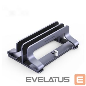 Lādētājs Ugreen  Ugreen LP258 Vertical Stand for 2 Devices Aluminum for Laptop Tablet - Silver 