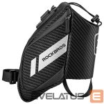 Piederums velosipēdiem Rockbros  Rockbros C32BK saddle bag 1.5 l with water bottle pocket - black 