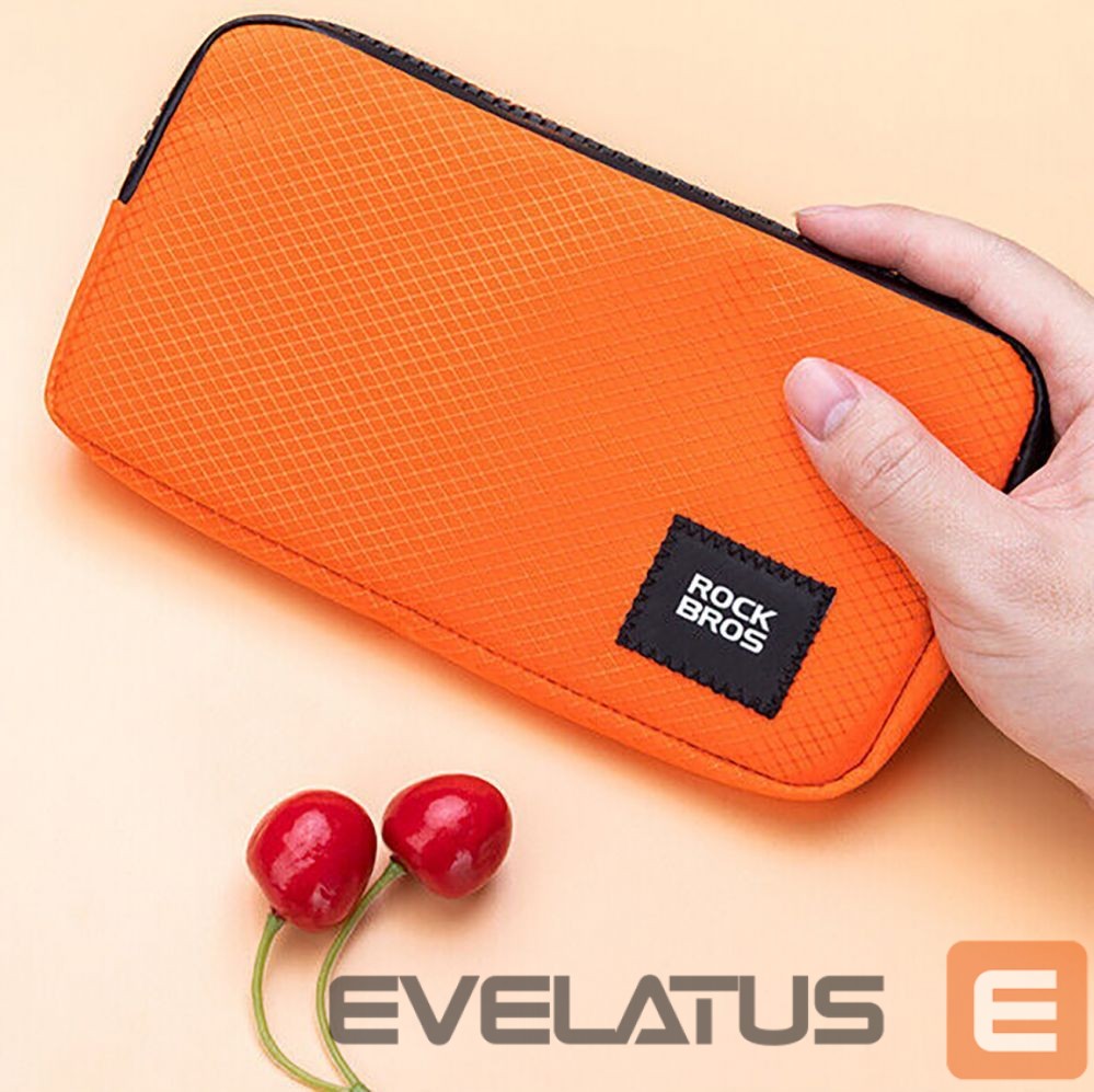 Piederums velosipēdiem Rockbros Rockbros bicycle bag 30990043004 for phone, keys, wallet 0.15 l - orange