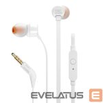 Vadu skaļruņi JBL  JBL T110 Wired In-Ear Headphones Mini Jack 3.5mm - White 