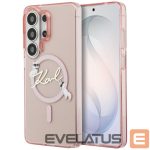 Aizmugurējais vāciņš Karl Lagerfeld  KARL LAGERFELD case for SAMSUNG S26 Ultra KLHMS26L5HKSCAP (Magnetic IML KC Script) pink 