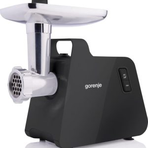 Gaļas mašīnā GORENJE  Meat grinder | MG2001SB | Black/Stainless Steel | 2000 W | Number of speeds 1 | Throughput (kg/min) 2.6 