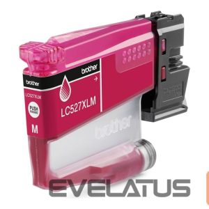 Aksesuāri un izejmateriāli Brother  LC527XLM Magenta High Yield Inkjet Cartridge | 