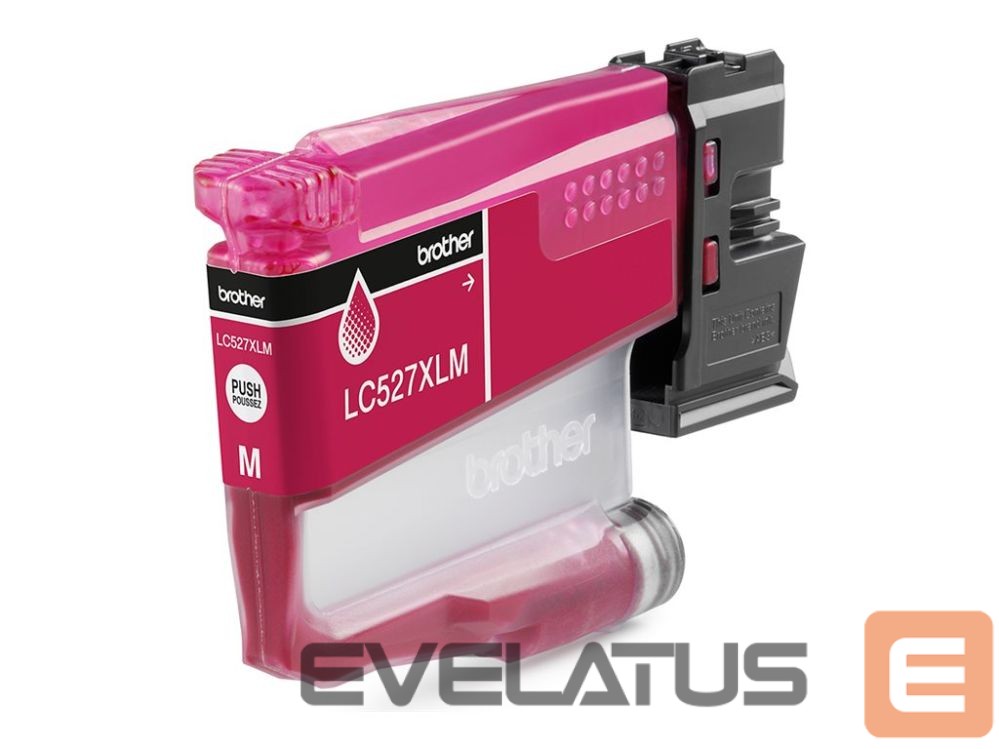Aksesuāri un izejmateriāli Brother LC527XLM Magenta High Yield Inkjet Cartridge |