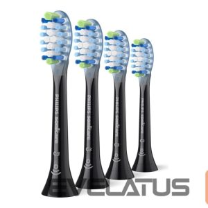 Zobu birste Philips  HX9044/88 Sonicare Premium Plaque Defence Replacement brush heads, 4 pcs, Black | 