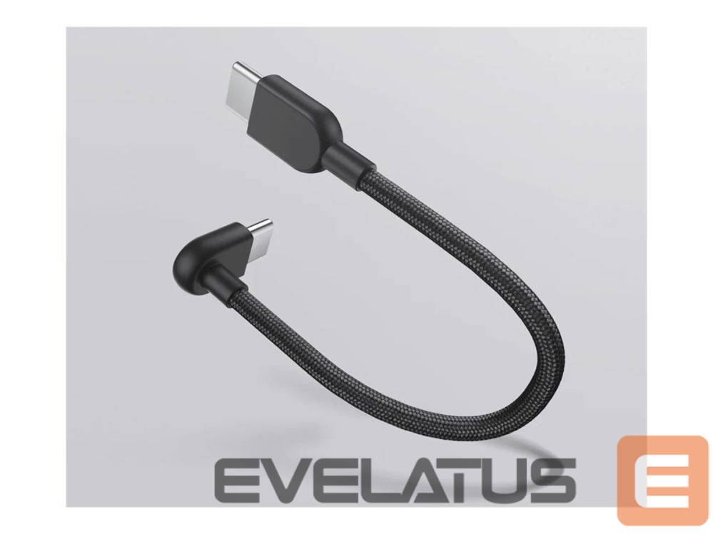 Kabelis Xiaomi 3A Braided USB-C to USB-C Cable (10cm) |
