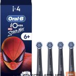 Zobu birste Oral-B  Replacement brush heads | iO kids Refills Spiderman | Heads | For kids | Number of brush heads included 4 