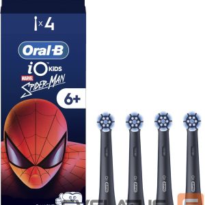 Zobu birste Oral-B  Replacement brush heads | iO kids Refills Spiderman | Heads | For kids | Number of brush heads included 4 
