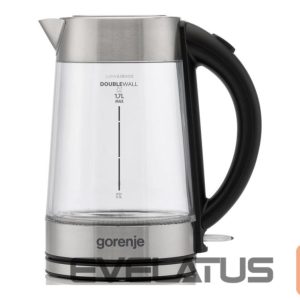 Tējkanna GORENJE  K17GDWII Kettle, Electric, Capacity 1.7 L, Power 2200 W, Stainless steel | 