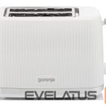 Tosters GORENJE  T850DPW Toaster, Power 850 W, 2 slots, White | 