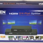 Serveru  - Citi piederumi Aten  SALE OUT.  VS184A 4-Port 4K HDMI  Splitter | SALE OUT.  4-Port 4K HDMI Splitter | VS184A | Warranty 24 month(s) | UNPACKED, WITHOUT POWER WIRE 