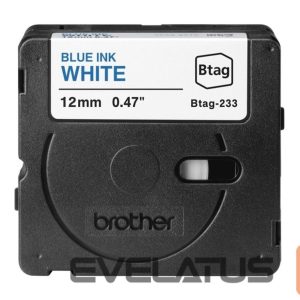 Aksesuāri un izejmateriāli Brother  BTAG-233 | Blue on White | Btag 