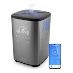 Gaisa attīrītājs ETA  Humidifier | Noble Smart 5629 90000 | 110 W | Water tank capacity 4 L | Suitable for rooms up to 50 m² | Ultrasonic | Grey | Humidification capacity 500 ml/hr 