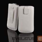 Maciņš universāla kabata iLike Universal Leather Pocket Case XS White