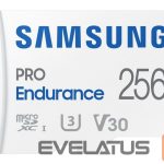 Zibatmiņa Samsung  Samsung Pro Endurance MicroSD 256GB White