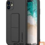 Aizmugurējais vāciņš Wozinsky Apple Kickstand Case flexible silicone iPhone 11 Black