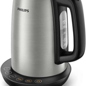 Tējkanna Philips  Kettle HD9359/90 Electric, 2200 W, 1.7 L, Stainless steel/Plastic, 360° rotational base, Grey 