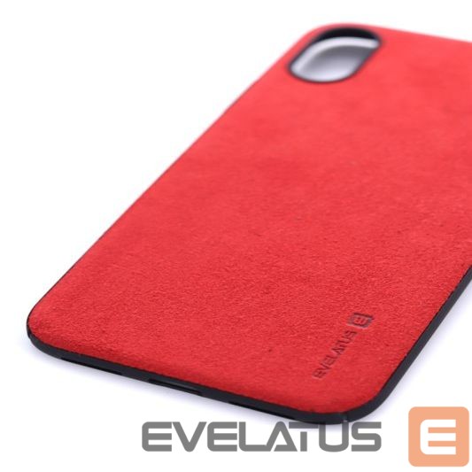 Aizmugurējais vāciņš Evelatus Apple iPhone X Velvet Red