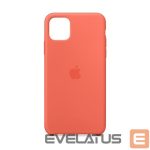 Aizmugurējais vāciņš Apple  iPhone 11 Pro Max Silicone Case MX022ZM/A Orange