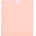 Aizmugurējais vāciņš Evelatus Samsung A20e Soft Touch Silicone Case with Strap Pink