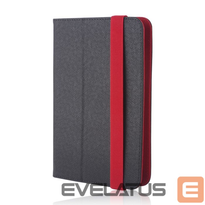 Maciņš grāmata iLike Universal Universal case Orbi for tablet 7-8 Black Red