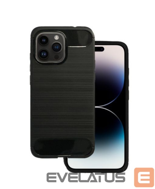 Aizmugurējais vāciņš iLike - IPHONE 14 PRO BACK CASE CARBON Black