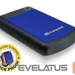 Cietais disks HDD Transcend  External HDD||StoreJet|1TB|USB 3.0|Colour Blue|TS1TSJ25H3B 