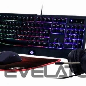 Datora tastatūra Gembird  KEYBOARD USB GAMING KIT ENG/PHANTOM GGS-UMGL4-01 