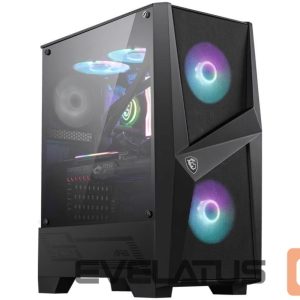 Datoru korpusi MSI  Case||MAG Forge 100R|MidiTower|Not included|ATX|MicroATX|MiniITX|Colour Black|MAGFORGE100R 
