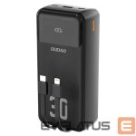Ārējais akumulators Dudao  K15MAX 30000mAh PD 22.5W Powerbank with Built-in Cables Black
