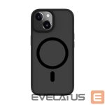 Aizmugurējais vāciņš Connect Apple iPhone 15 Hybrid Case With Magnetic PC+TPU Black