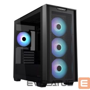 Datoru korpusi Asus  Case||A21 PLUS|MidiTower|Case product features Transparent panel|Not included|MicroATX|MiniITX|Colour Black|A21PLUSTGARGBBLACK 