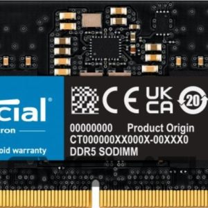 Operatīv atmiņa DDR4 Crucial  NB MEMORY 64GB DDR5-5600/SO CT64G56C46S5 