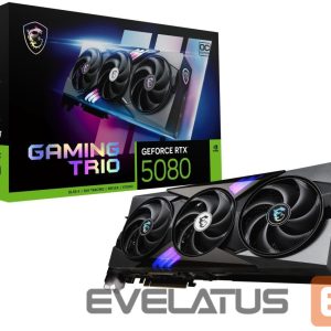 Grafiskās karte / Video kartes MSI  Graphics Card||NVIDIA GeForce RTX 5080|16 GB|GDDR7|256 bit|PCIE 5.0 16x|Dual Slot Fansink|1xHDMI|3xDisplayPort|RTX508016GGAMTRIOOC 