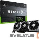 Grafiskās karte / Video kartes MSI  Graphics Card||NVIDIA GeForce RTX 5080|16 GB|GDDR7|256 bit|PCIE 5.0 16x|Dual Slot Fansink|1xHDMI|3xDisplayPort|RTX508016GVENTUS3XOC 