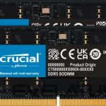 Operatīv atmiņa DDR4 Crucial  NB MEMORY 64GB DDR5-5600 SO/KIT2 CT2K32G56C46S5 