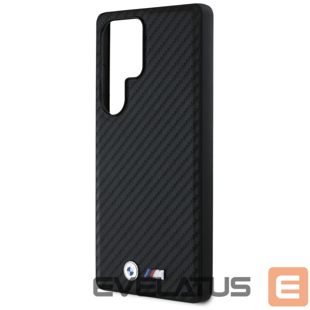 Citas preces BMW BMW Leather Carbon MagSafe Case for Samsung Galaxy S25 Ultra - Black