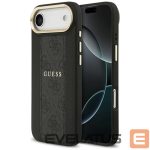 Citas preces Guess  Guess 4G Stripe MagSafe case for iPhone Air - black 