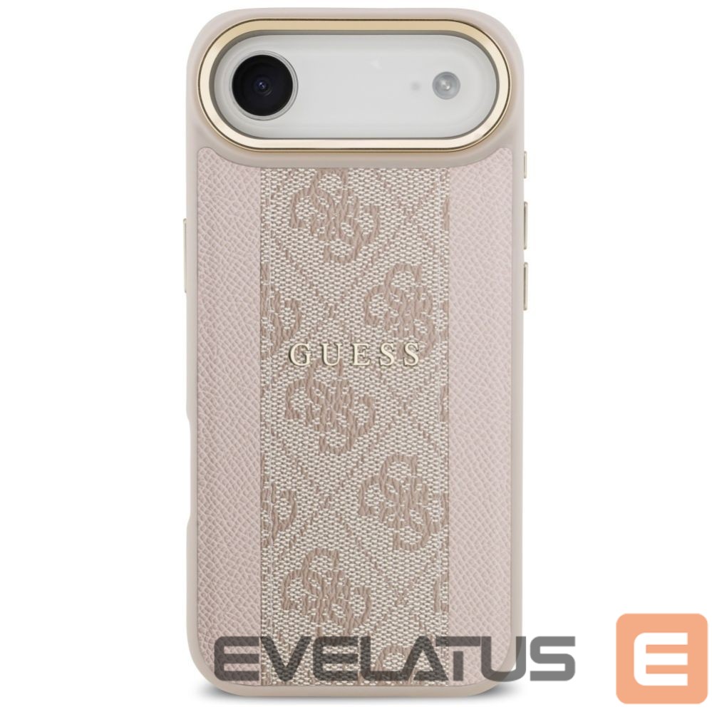 Citas preces Guess Guess 4G Stripe MagSafe Case for iPhone Air - Pink